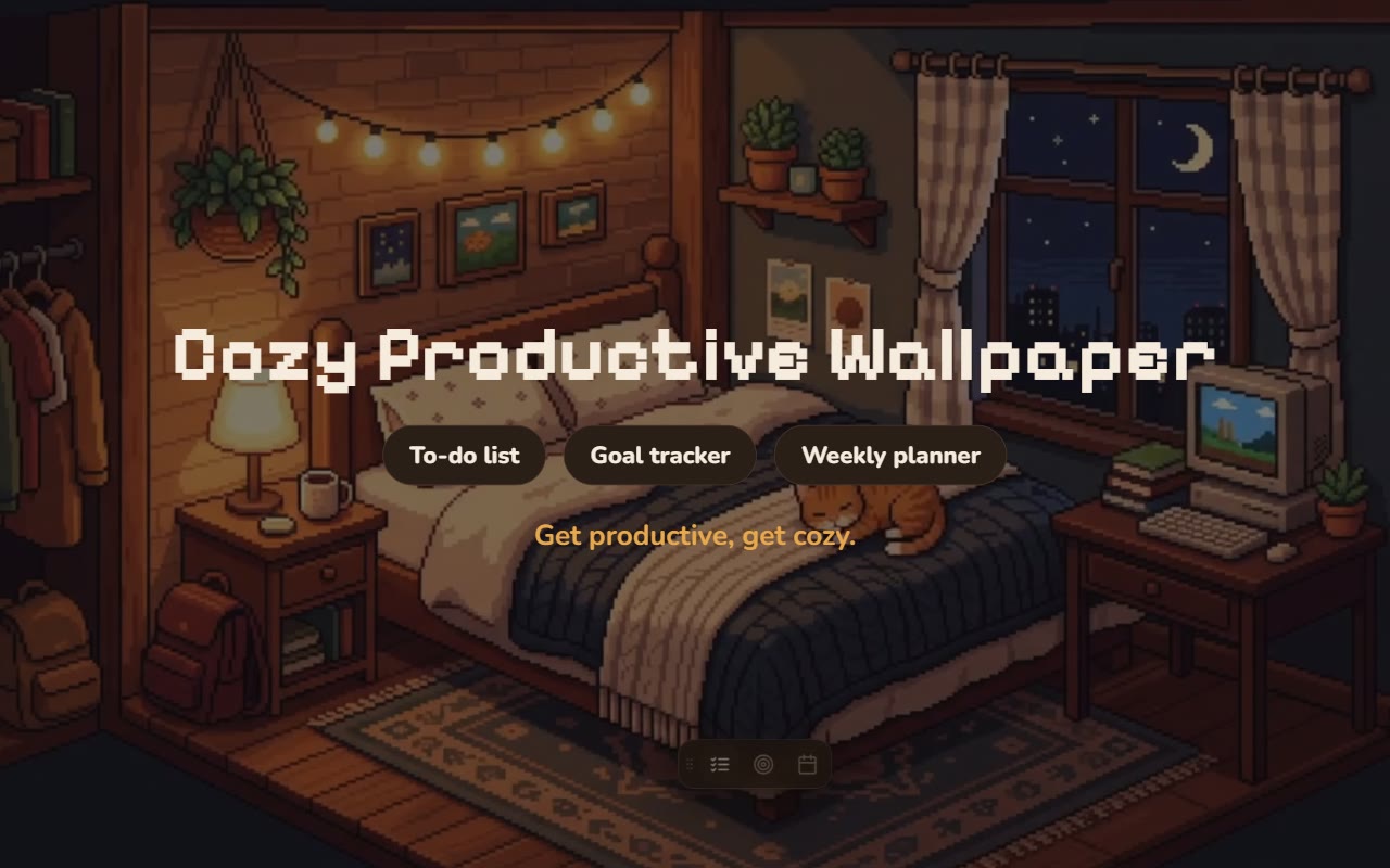 Cozy Productive Wallpaper